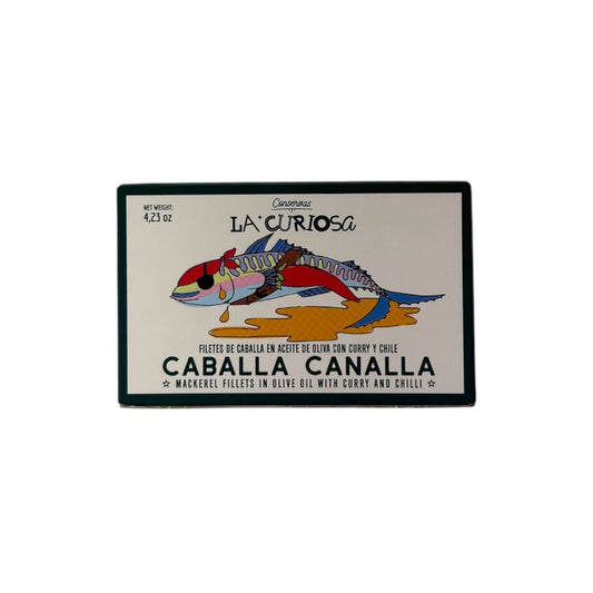 LA CURIOSA Caballa Canalla Mackerel Fillets in Curry 120g