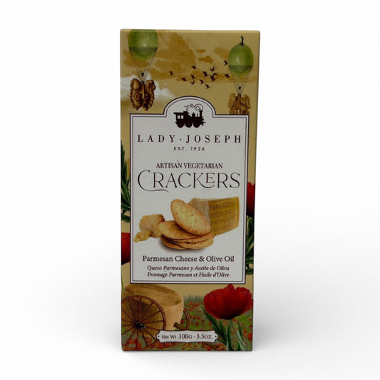 LADY JOSEPH Parmesan Cheese & Olive Oil Vegan Crackers