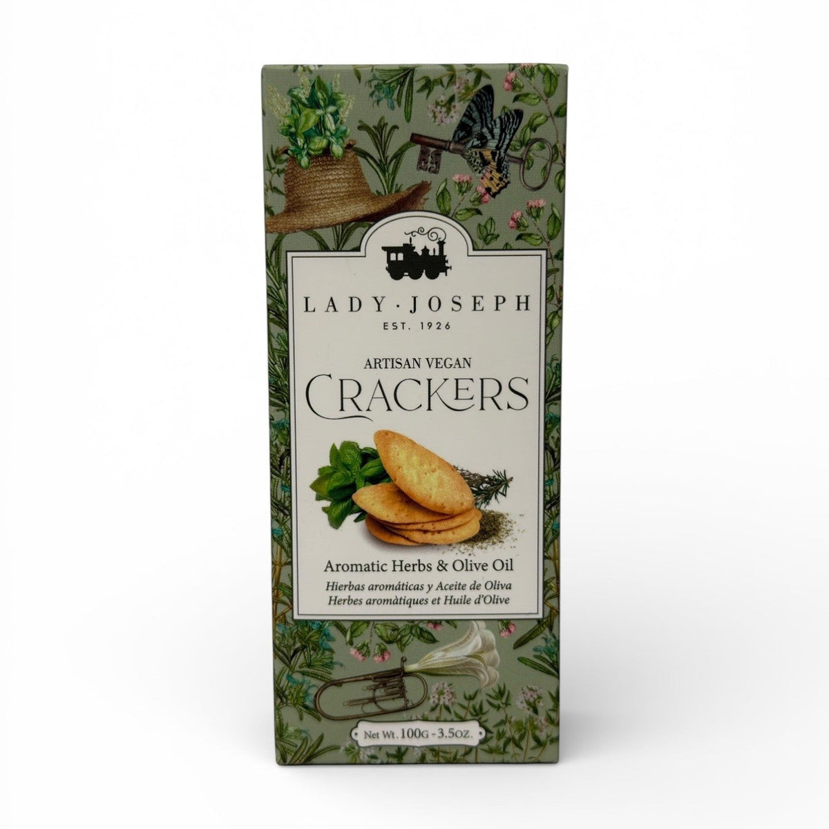 Lady Joseph Aromatic Herbs & Olive Oil Vegan Crackers