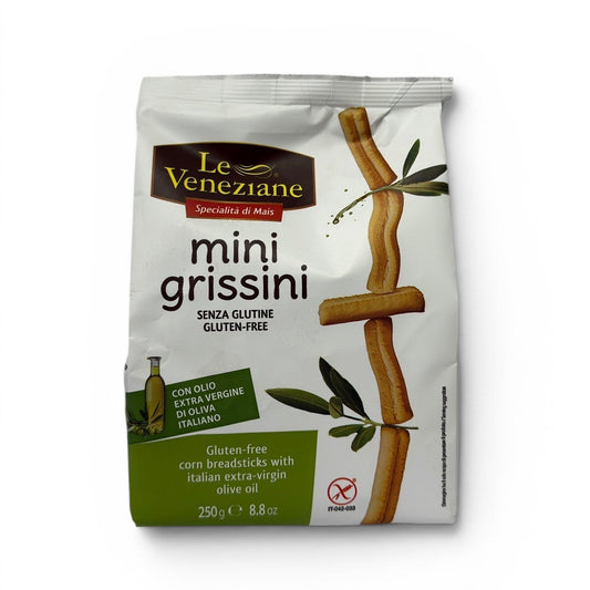 LE VENEZIANE Gluten Free Mini Grissini EVO Oil 250g