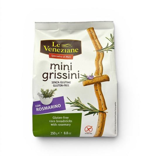 LE VENEZIANE Gluten Free Mini Grissini Rosemary 250g