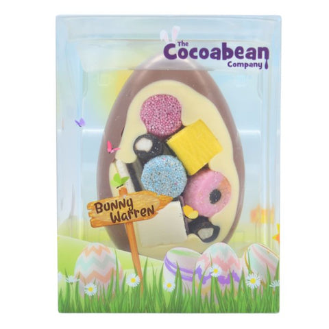 THE COCOABEAN COMPANY Liquorice Inclusions Hollow Easter Egg 150g