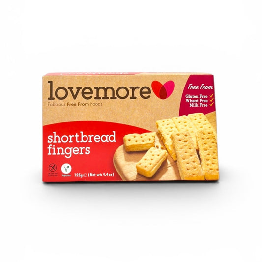 Lovemore Gluten Free Shortbread Fingers 125g