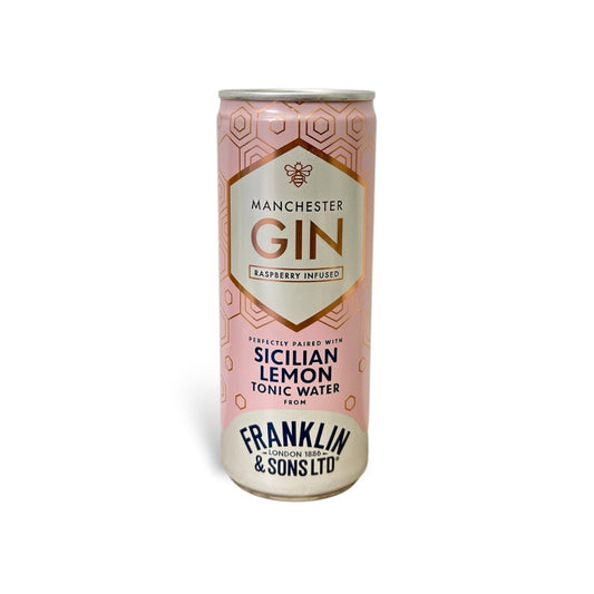 FRANKLIN & SONS Manchester Raspberry Gin & Sicilian Lemon Tonic 250ml