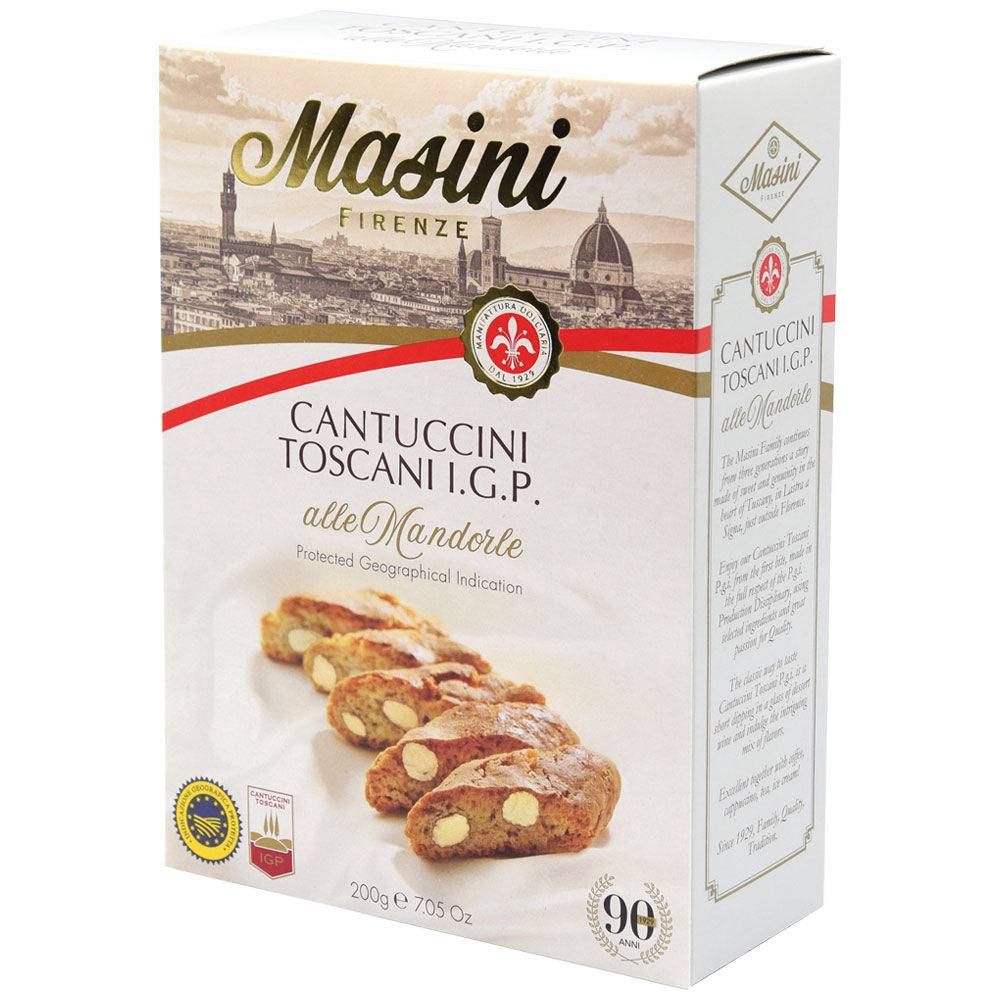 Masini Cantuccini Toscani IGP Almond Biscuits 200g - product pack