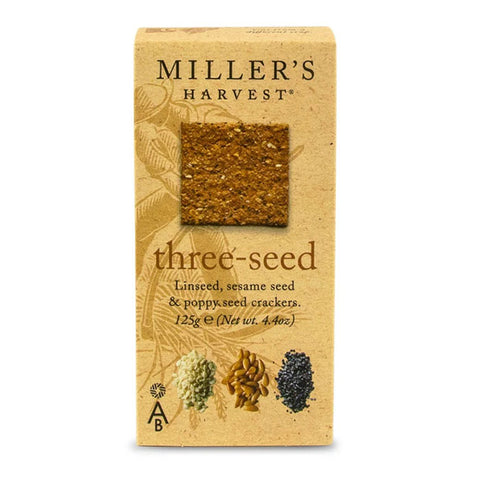 THE FINE CHEESE CO. Miller's Harvest - Three Seed Crackers