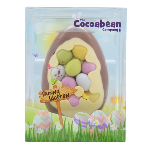 THE COCOABEAN COMPANY Mini Eggs Inclusions Hollow Easter Egg 150g