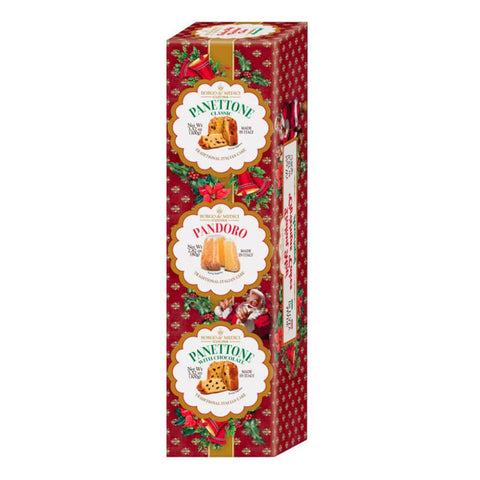BORGO DE MEDICI Mini Panettone & Pandoro Assortment