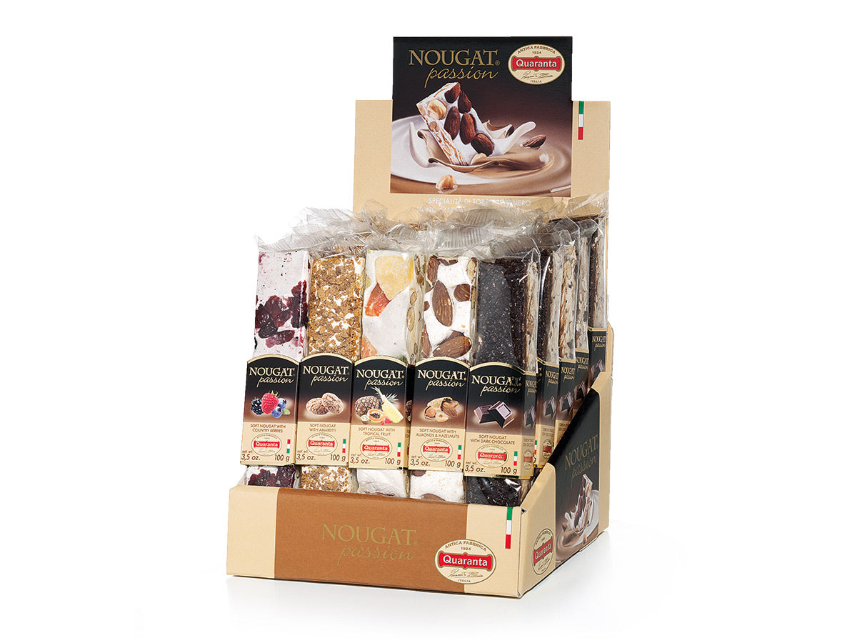 Quaranta Nougat Bars Mix Passion Selection 100g