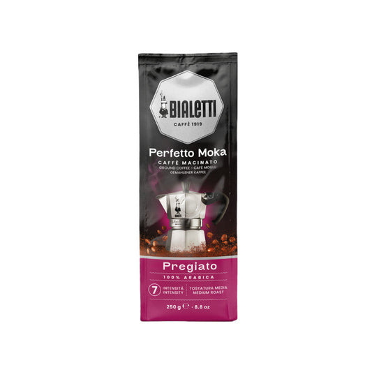BIALETTI Perfetto Moka Pregiato Ground Coffee 250g