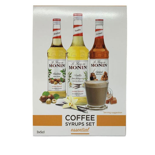 MONIN Coffee Syrups Gift Pack 3x50ml