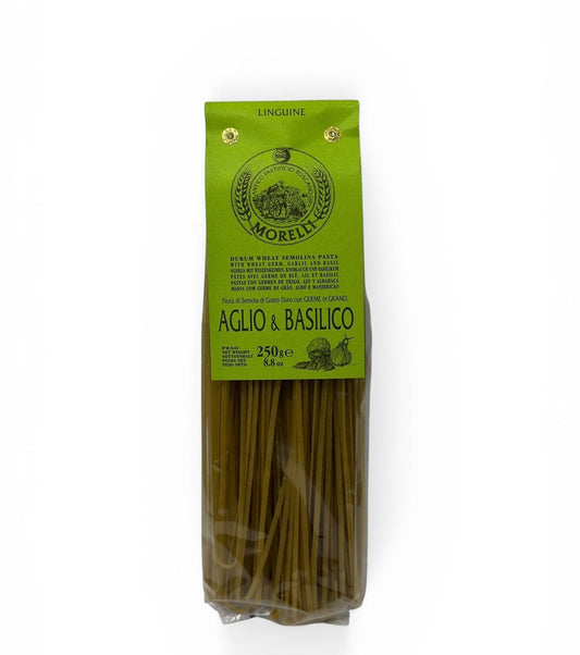 MORELLI Garlic & Basil Linguine 250g