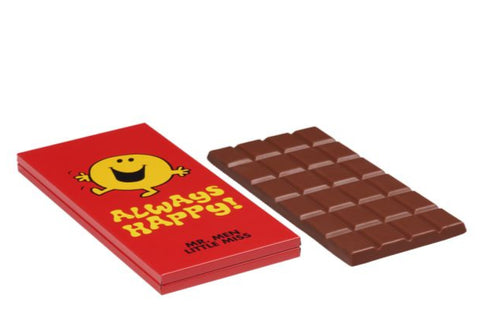 MR MEN, LITTLE MISS Mr. Happy 'Always Happy' Chocolate Bar Gift Tin