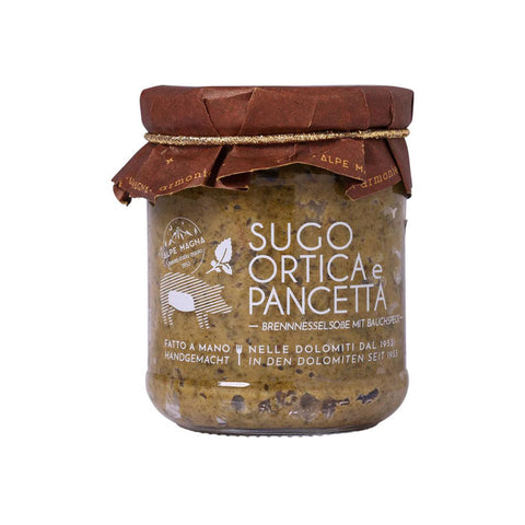 ALPE MAGNA Nettle and Pancetta Sauce