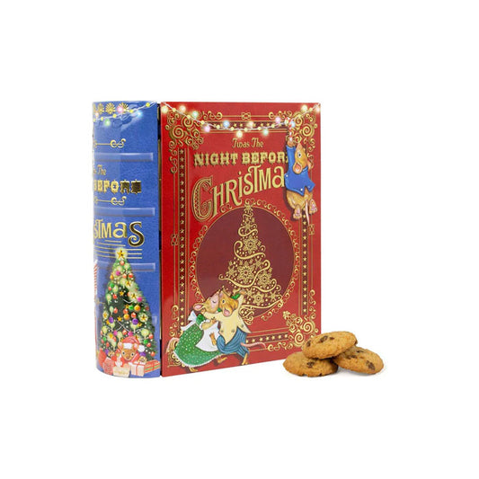 SILVER CRANE Night Before Christmas Chocolate Chip Cookies Tin