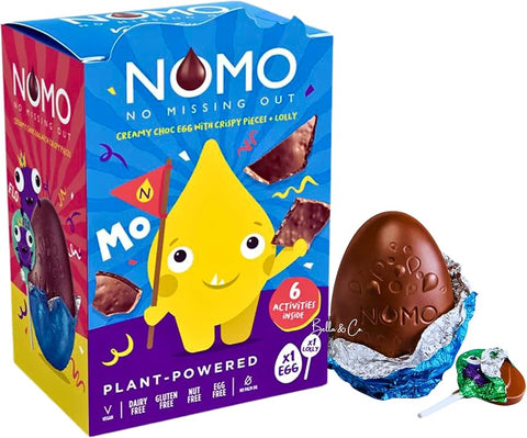 NOMO LITTLE MONSTER CREAMY EGG WITH CRISPY PIECES AND LOLLY
