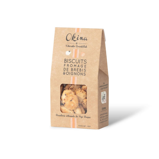 OKINA Sheep Cheese & Onions Box 80g