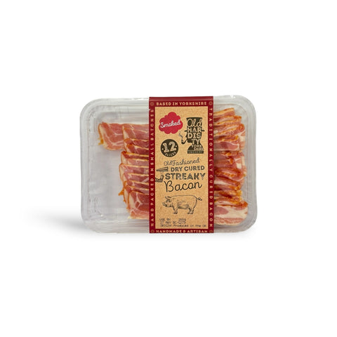 Old Hardisty Dry Cured Streaky Bacon 200g