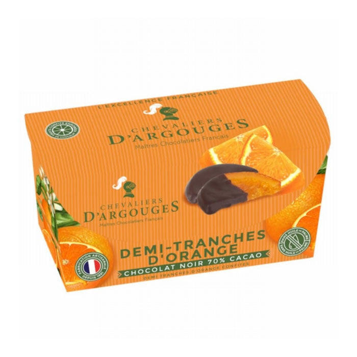 Les Chevaliers d’Argouges Orange Slice with Dark Chocolate 180g