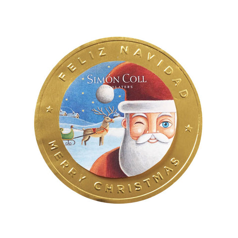 SIMON COLL Papa Noel Medallion