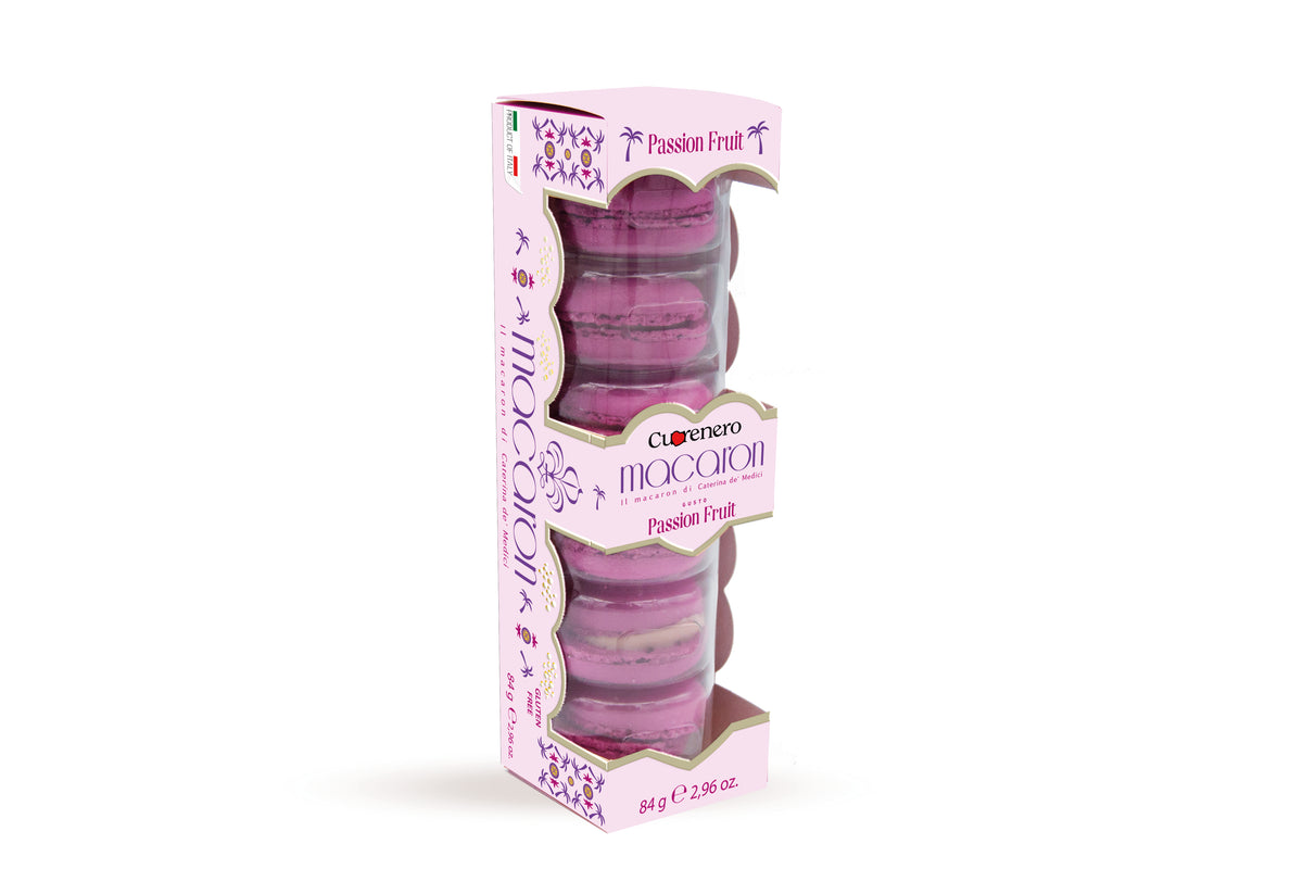 Cuorenero Passion Fruit Macarons 6pc 84g