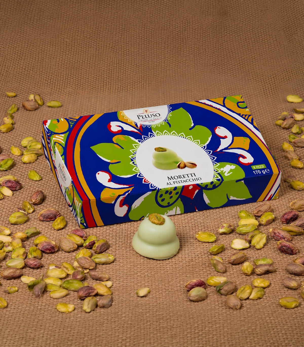 Peluso Moretti Pistachio Cream Biscuits 170g