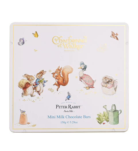 CHARBONNEL ET WALKER Peter Rabbit and Beatrix Potter Mini Milk Chocolate Bars 150g