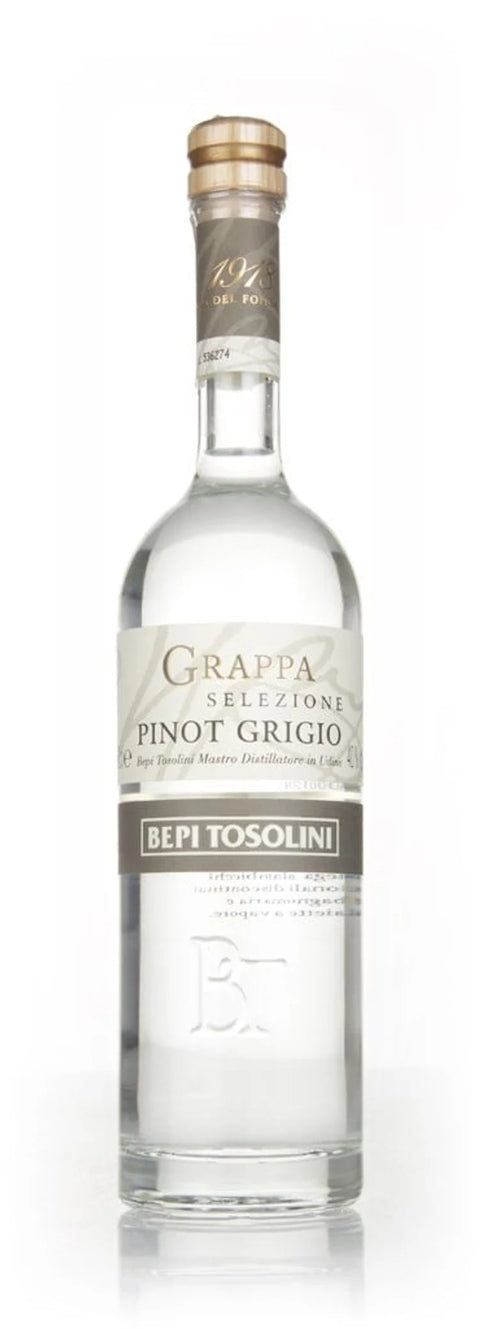 Tossolini Grappa Pinot Grigio 50cl