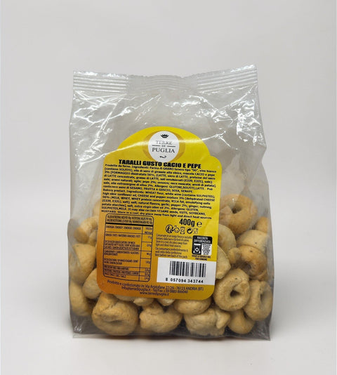 TERRE DI PUGLIA Cacio e Pepe Taralli 400g
