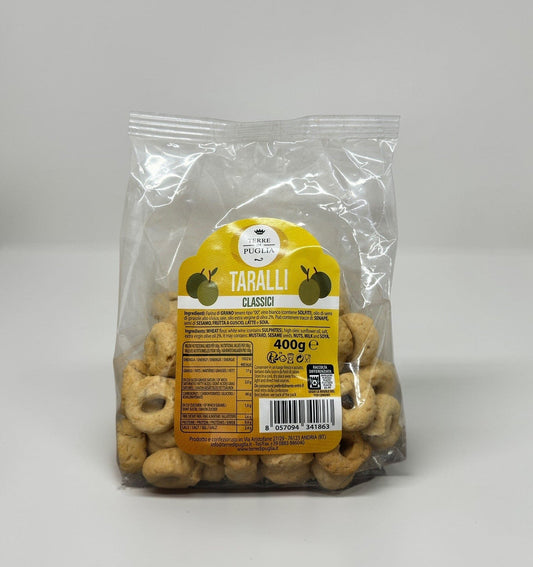 TERRE DI PUGLIA Classic Taralli 400g