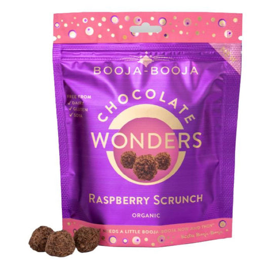 Booja-Booja RASPBERRY SCRUNCH CHOCOLATE WONDERS 8X65GR