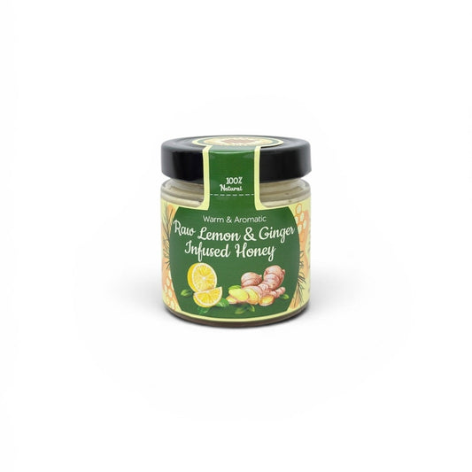 Busy Bees Raw Lemon and Ginger Infused Honey