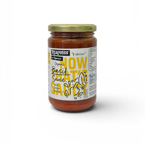 Realfoods Organic Basil Sauce 350g