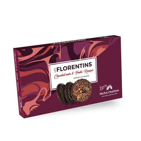 MAISON DE FLORENTINS Dark Chocolate & Red Fruit Florentins