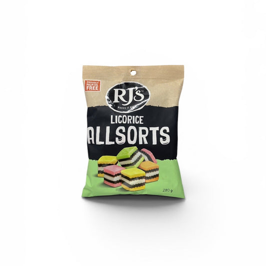 RJ's Licorice Allsorts 280g