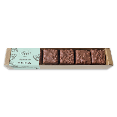 MAISON PECOU Milk Chocolate Hazelnut Rochers 80g