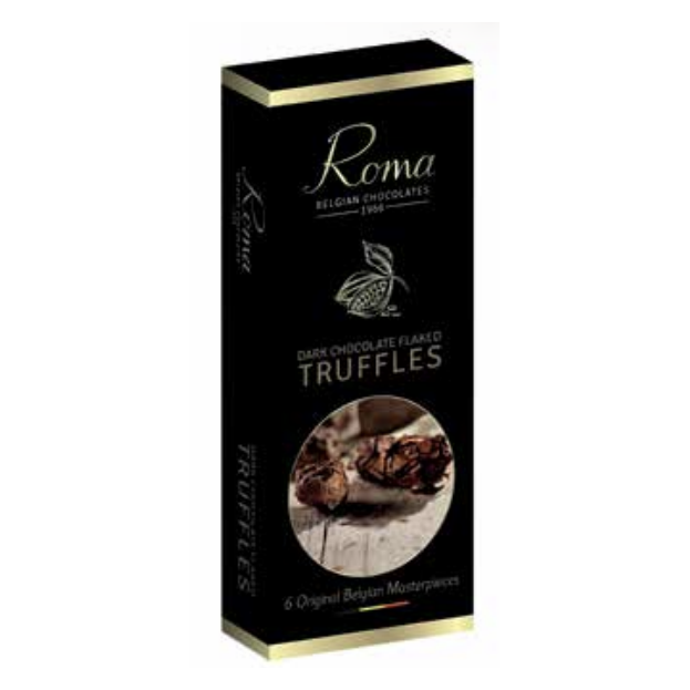 Dark Chocolate Flaked Truffles 65g