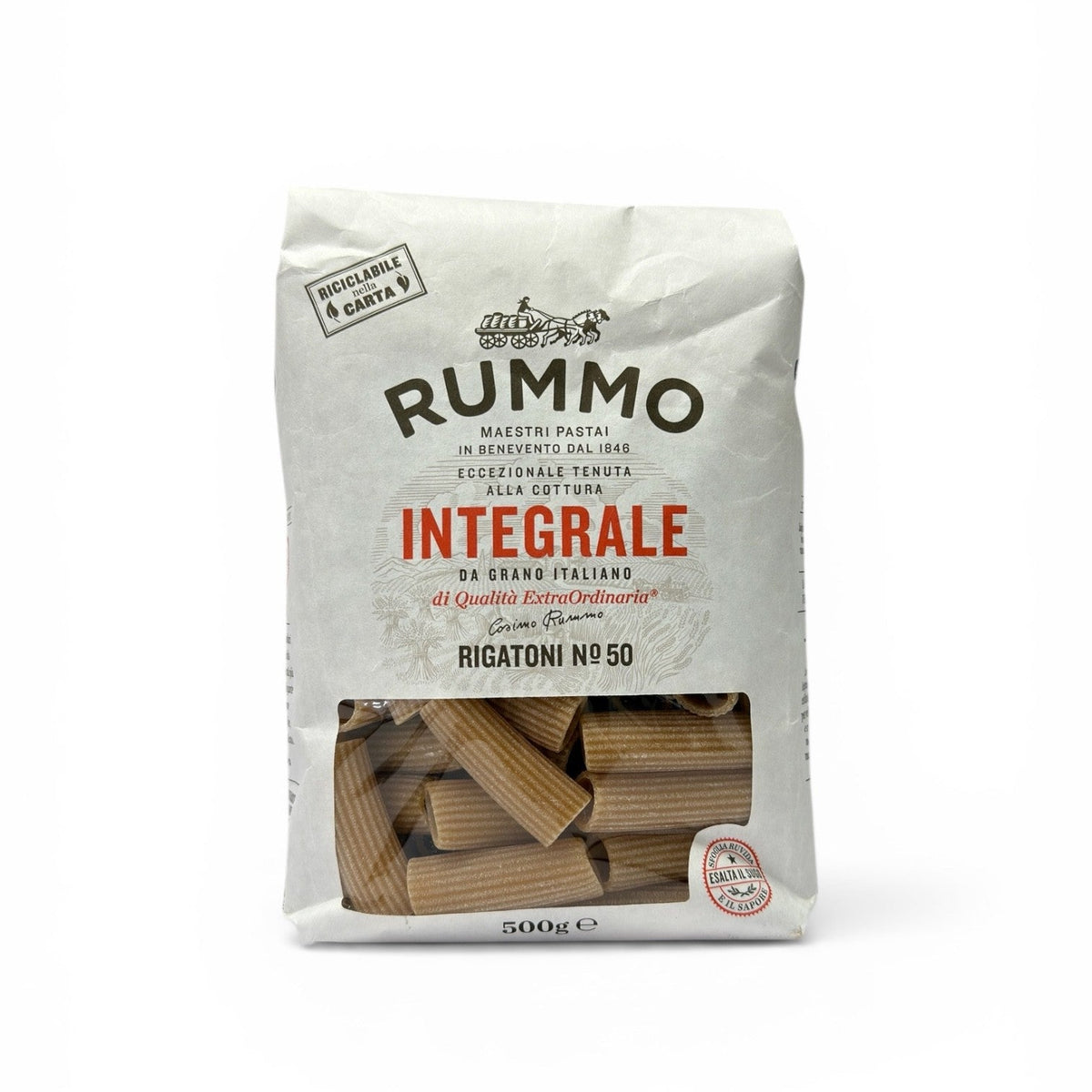 Rummo Wholemeal Rigatoni 500g