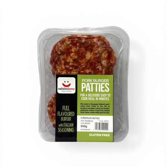 Salsicciamo Pork Patties with Italian Seasoning