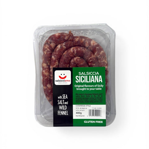 Salsicciamo Sicilian Style Luganega Sausage 400g