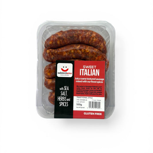 Salsicciamo Sweet Traditional Italian Sausages 500g