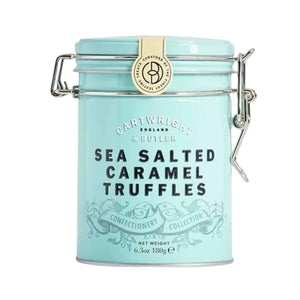 CARTWRIGHT & BUTLER Sea Salted Caramel Truffles In Tin 180g