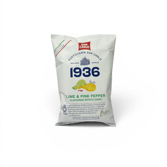 San Carlo Lime & Pink Pepper Crisps 50g