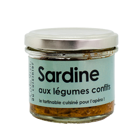 L’ATELIER DU CUISINIER Sardine with preserved vegetables 80g Jar