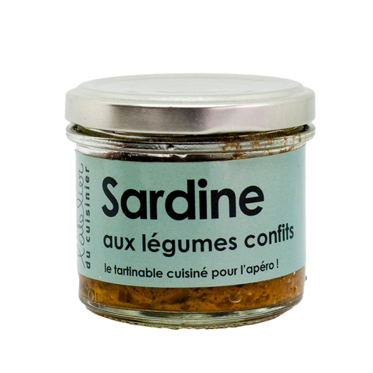 L’ATELIER DU CUISINIER Sardine with preserved vegetables 80g Jar