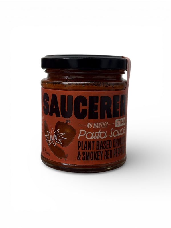 SAUCERER Pasta Sauce Plant Based Chorizo & Smoky Red Pepper