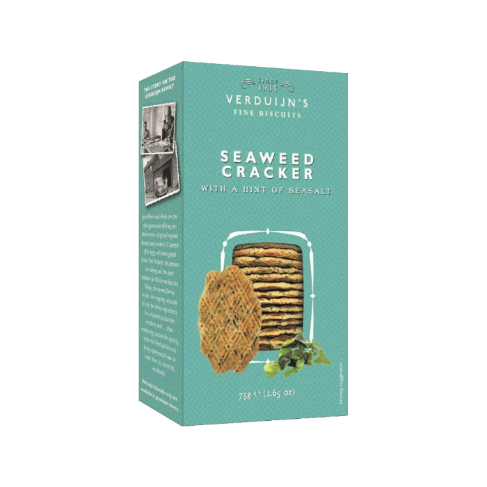 VERDUIJN'S Seaweed Cracker with a hint of Sea Salt 75g