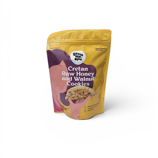 Seven Ate Nine Cretan Raw Honey and Walnut Cookies