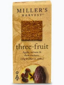 Miller’s Harvest Three-Fruit Crackers 125g