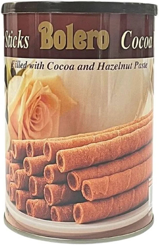 Bolero Cocoa Wafer Sticks Tin 400g
